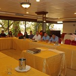 El abogado Julio Pineda agradeció la presencia a los invitados.