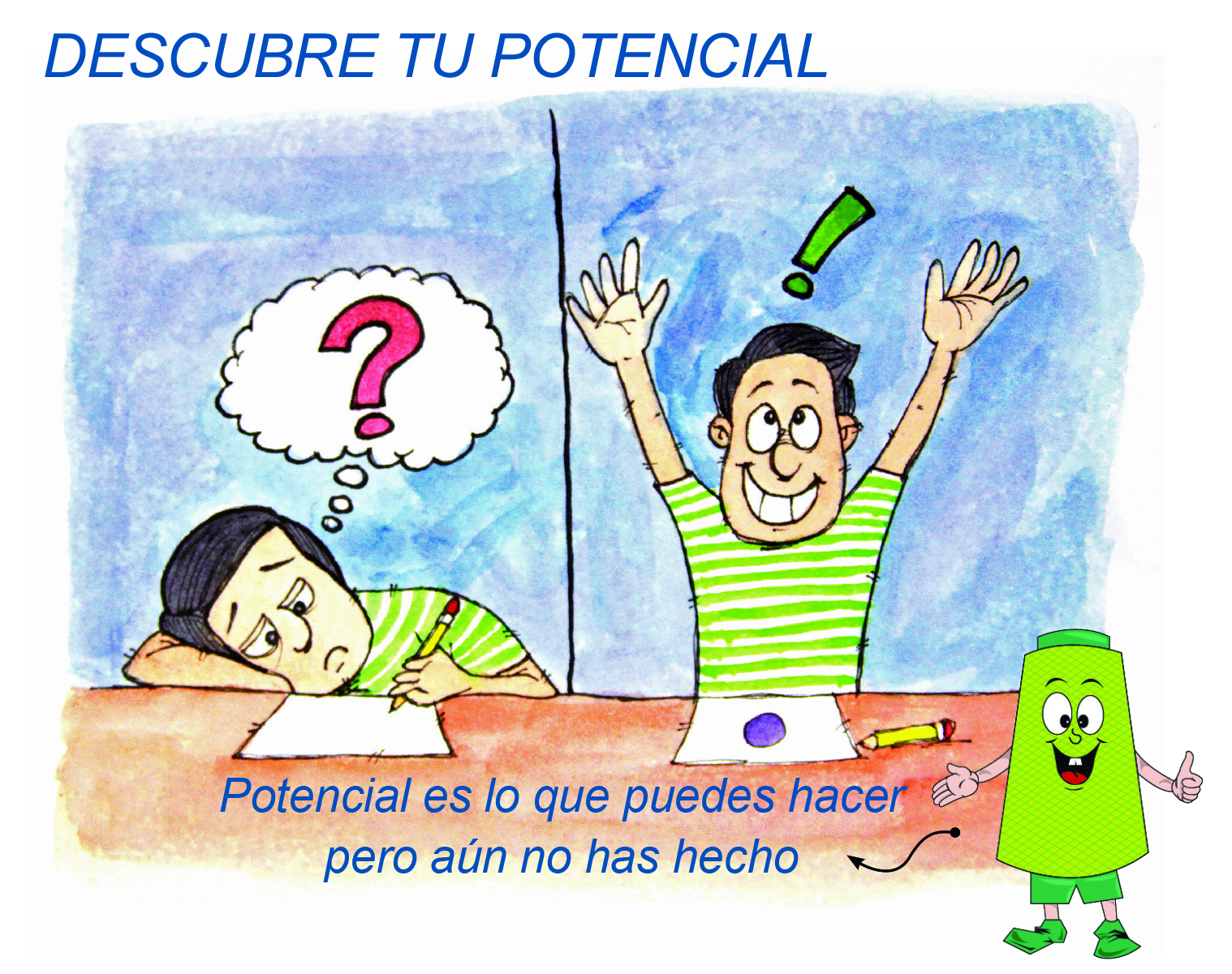 Caricatura: Descubre tu potencial…