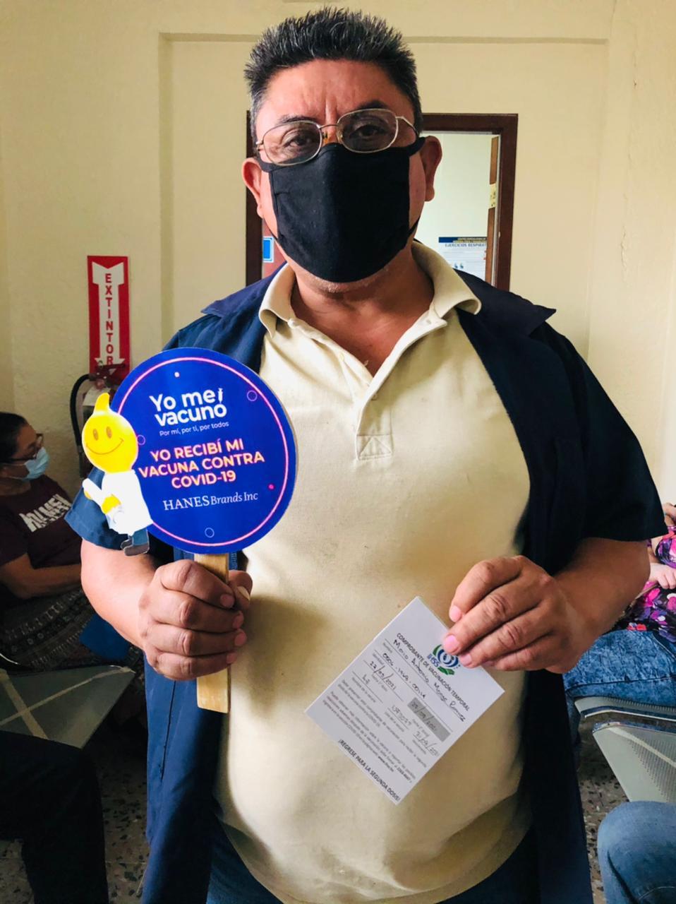 Fotos vacunación Hanes