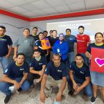AHM Y RED DE SINDICATOS DE LA MAQUILA DONAN MASCARILLAS AL CENTRO DE REHABILITACIÓN DEL IHSS