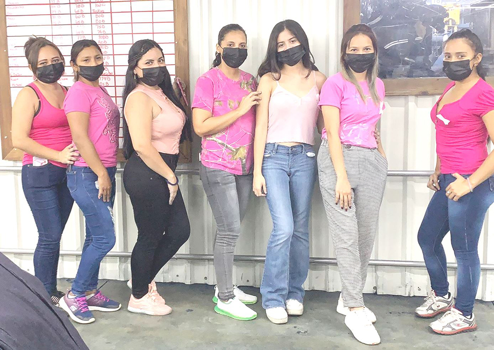 Cindy, Maria Luz, Keici, Andersy, Ana, Rut y Dania